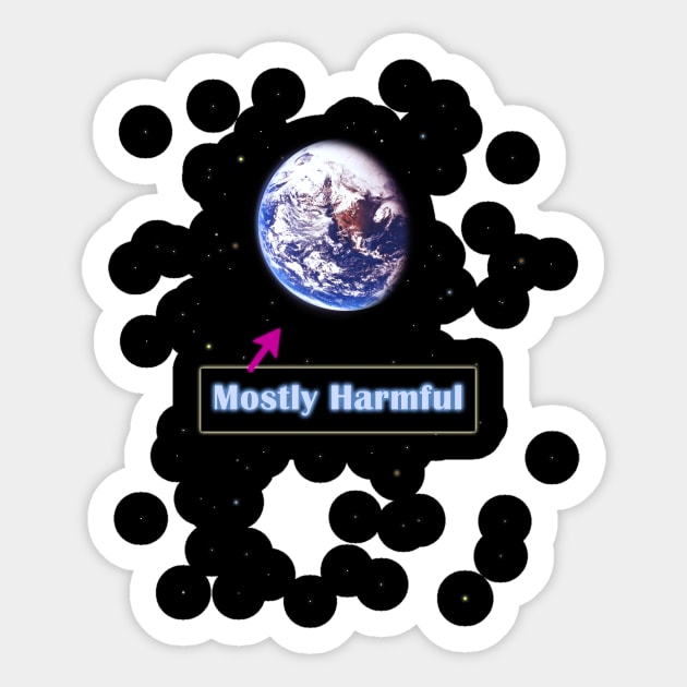 Mostly Harmful Sticker by blueshift